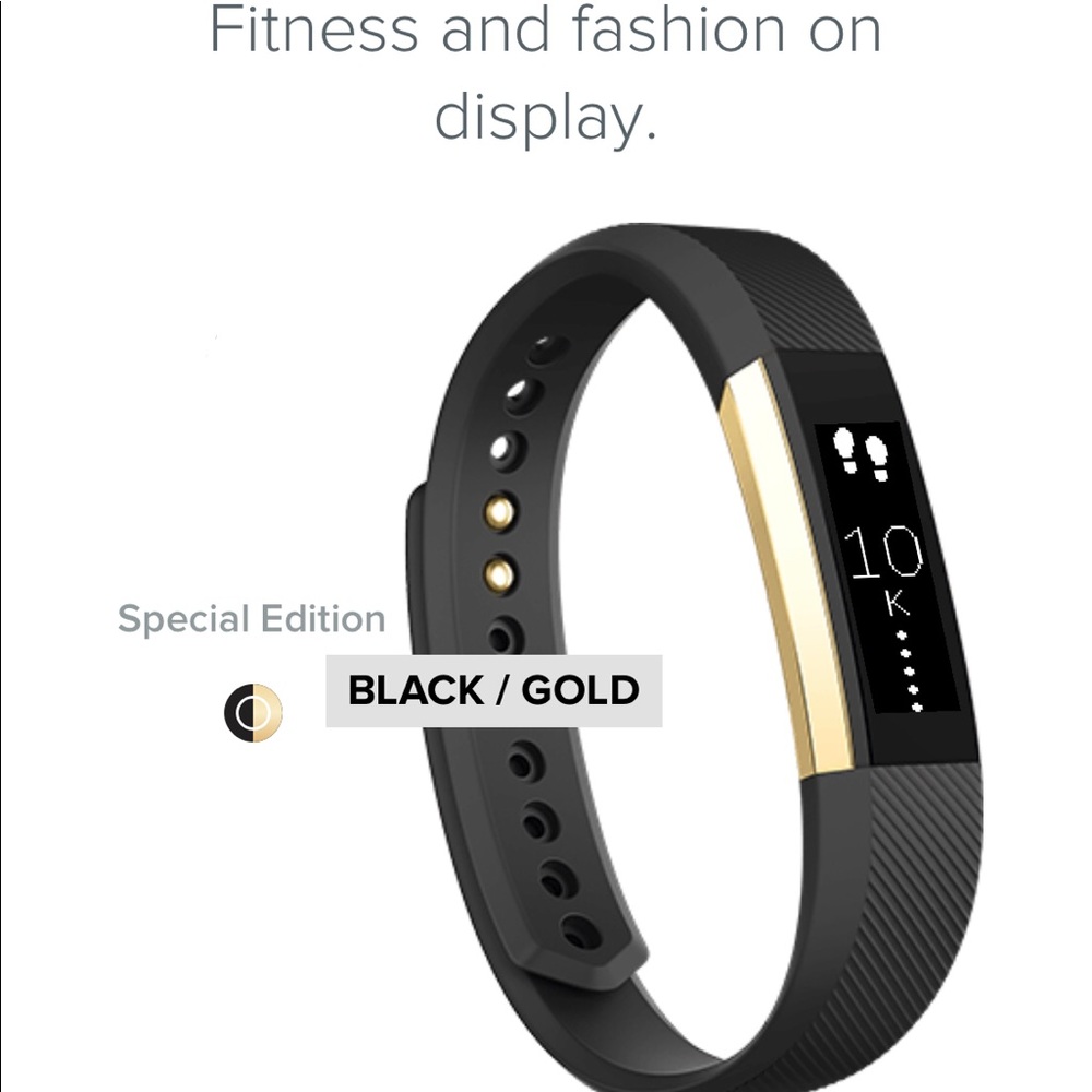SPECIAL EDITION • BLACK & GOLD FITBIT ALTA
